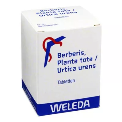 BERBERIS PLANTA tota/Urtica urens tabletes, 200 gab BERBERIS PLANTA tota/Urtica urens tabletes, 200 gab