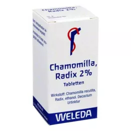 Chamomilla Radix 2% tabletes, 100 gab