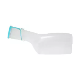 URINFLASCHE f.men plastmasas w.lid, 1 gab