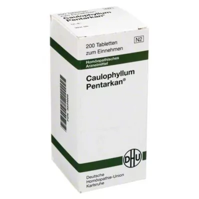 CAULOPHYLLUM PENTARKAN Tabletes, 200 gab CAULOPHYLLUM PENTARKAN Tabletes, 200 gab