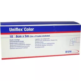 UNIFLEX Universālie pārsēji 8 cmx5 m, zili, 10 gab
