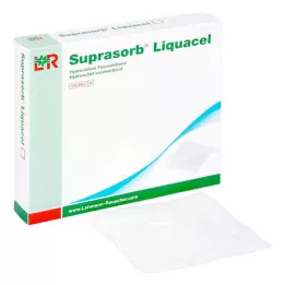 SUPRASORB Liquacel hidroaktīvo šķiedru kompozīts 15x15 cm, 4 gab