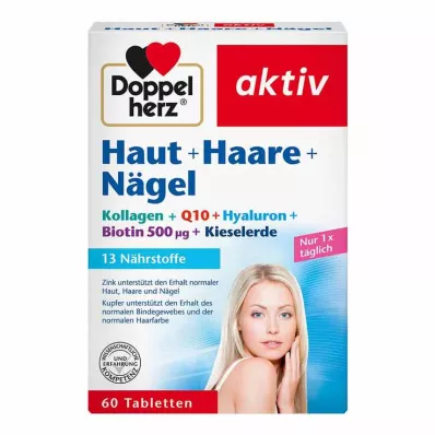 Doppelherz Skin+Hair+Nails tabletes, 60 gab Doppelherz Skin+Hair+Nails tabletes, 60 gab