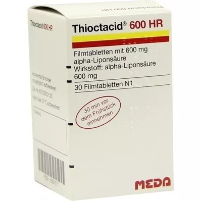 THIOCTACID 600 HR apvalkotās tabletes, 30 gab