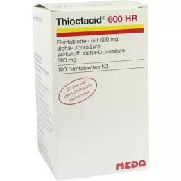 THIOCTACID 600 HR apvalkotās tabletes, 100 gab
