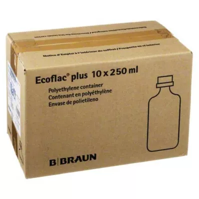 Sāls šķīdums 0,9% Ecoflac Plus, 10X250 ml