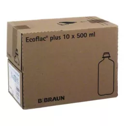 ISOTONE Fizioloģiskais šķīdums 0,9% Braun Ecoflac Plus, 10X500 ml