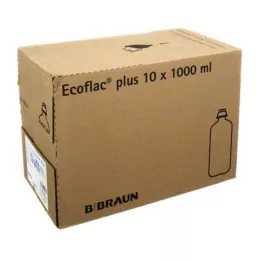 Sāls šķīdums 0,9% Ecoflac Plus, 10X1000 ml