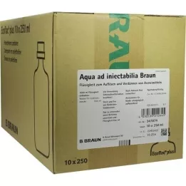 AQUA AD injectabilia Ecoflac Plus infūziju šķīdums, 10X250 ml