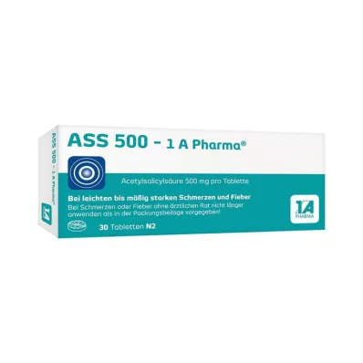 ASS 500 1A Pharma tabletes, 30 gab