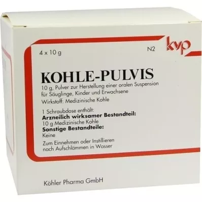 KOHLE pulvis pulveris, 4X10 g