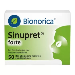 SINUPRET forte apvalkotās tabletes, 50 gab