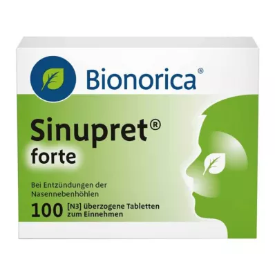 Sinupret forte apvalkotās tabletes, 100 gab