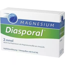 MAGNESIUM DIASPORAL 2 mmol ampulas, 5X5 ml