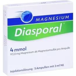 MAGNESIUM DIASPORAL 4 mmol ampulas, 5X2 ml