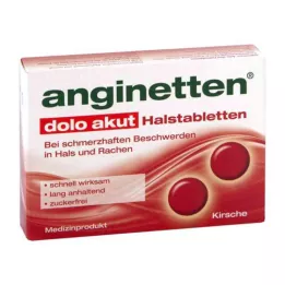 ANGINETTEN dolo akut rīkles tabletes, 24 gab