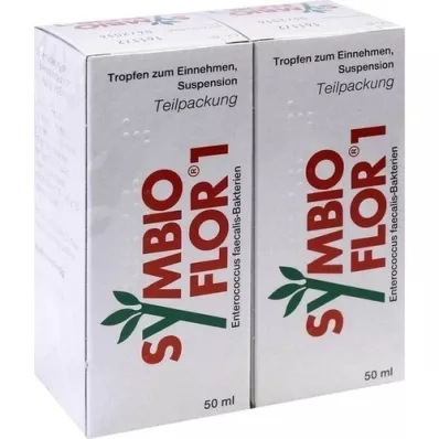 SYMBIOFLOR 1 suspensija, 2X50 ml