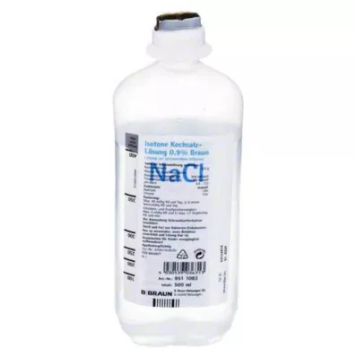 Sāls šķīdums 0,9% Ecoflac Plus, 500 ml