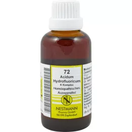 ACIDUM HYDROFLUORICUM K komplekss Nr. 72, atšķaidījums, 50 ml