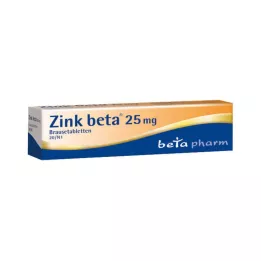 ZINK BETA 25 putojošas tabletes, 20 gab