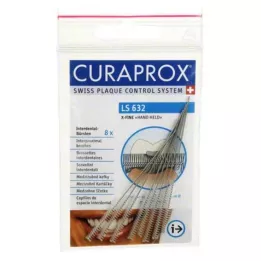 CURAPROX LS 632 Starpzobu birstīte īpaši smalka, 8 gab