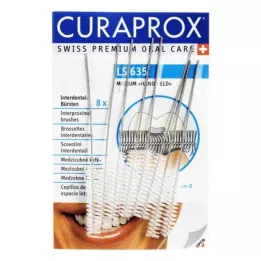 CURAPROX LS 635 Starpzobu birstīte vidējā, 8 gab