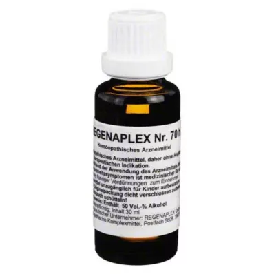 REGENAPLEX Nr.70 h pilieni, 30 ml REGENAPLEX Nr.70 h pilieni, 30 ml