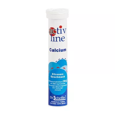 ACTIVLINE Kalcija citrona putojošās tabletes, 20 gab ACTIVLINE Kalcija citrona putojošās tabletes, 20 gab
