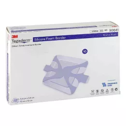 TEGADERM Silikona putu apmales FK 10x10 cm, 10 gab