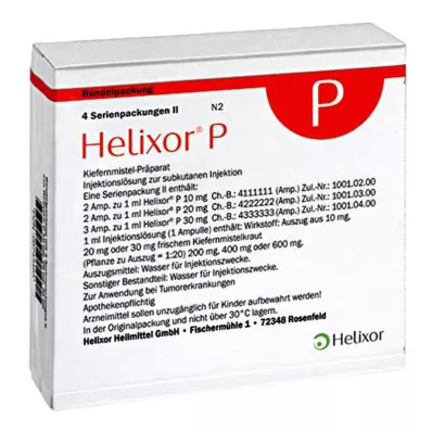 Helixor P sērijas iepakojums Ii ampulas (4x7 gab.)