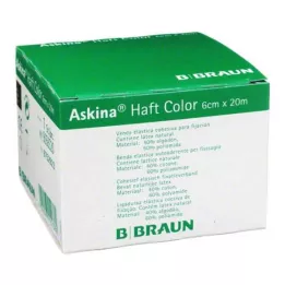 ASKINA Adhesive bandāža krāsaina, 6 cmx20 m, zaļa, 1 gab