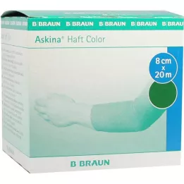 ASKINA Adhesive bandāžas krāsa 8 cmx20 m zaļa, 1 gab