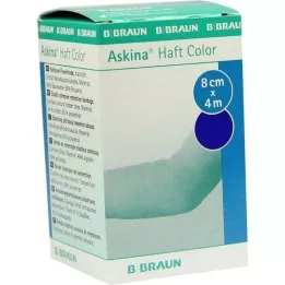 ASKINA Adhesive bandāžas krāsa 8 cmx4 m, zila, 1 gab