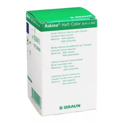 Askina Adhesive Bandage Color 8cmx4, 1 gab