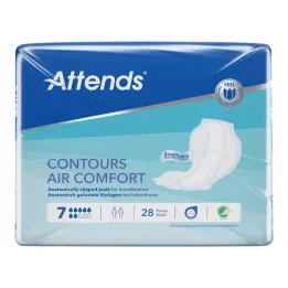 ATTENDS Contours Air Comfort 7 jaunas veidnes, 28 gab