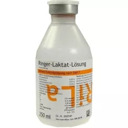 RINGER LAKTAT Plastmasas šķīdums, 250 ml