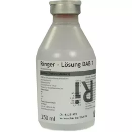 RINGER LÖSUNG DAB 7 plastmasas, 250 ml