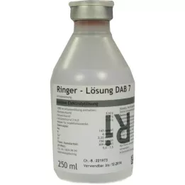 RINGER LÖSUNG DAB 7 plastmasas, 250 ml
