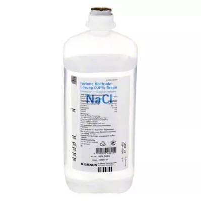 Sāls šķīdums 0,9% Ecoflac Plus, 1000 ml