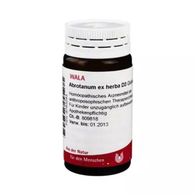 Abrotanum ex Herba D 3 lodītes, 20 g Abrotanum ex Herba D 3 lodītes, 20 g