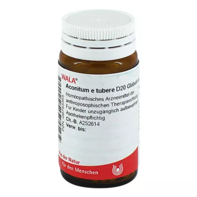 Aconitum tubere D 20 lodītes, 20 g Aconitum tubere D 20 lodītes, 20 g