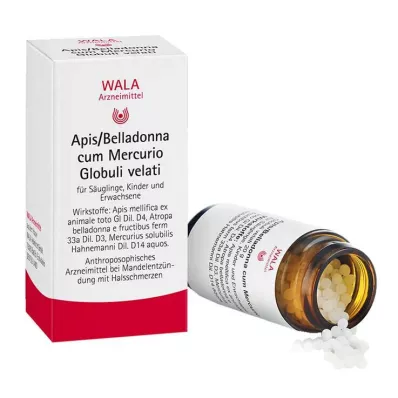APIS BELLADONNA cum Mercurio globules, 20 g