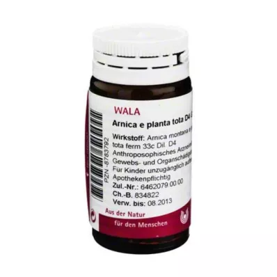 Arnica E Planta tota D 4 lodītes, 20 g