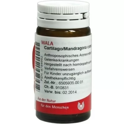 CARTILAGO/Mandragora comp. globules, 20 g