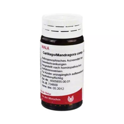 CARTILAGO/Mandragora comp. globules, 20 g