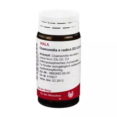 Chamomilla E Radix D 3 lodītes, 20 g