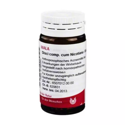 DISCI comp.cum Nicotiana lodītes, 20 g DISCI comp.cum Nicotiana lodītes, 20 g