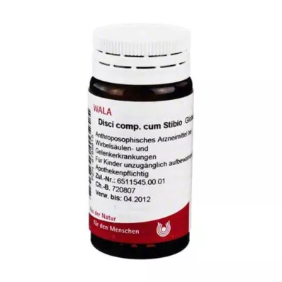 Diska komp.cum Stibio lodītes, 20 g Diska komp.cum Stibio lodītes, 20 g