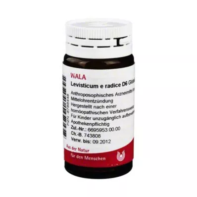 LEVISTICUM E radice D 6 lodītes, 20 g LEVISTICUM E radice D 6 lodītes, 20 g