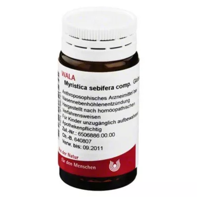 Myristica sebifera komp.Globuli, 20 g Myristica sebifera komp.Globuli, 20 g